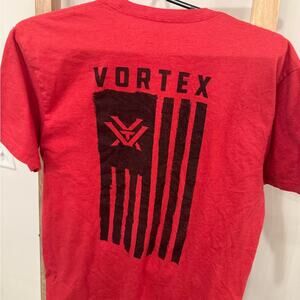 Vortex Red Graphic Shirt M